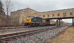 CSX 7289 leads I136 past the former Union Depot.